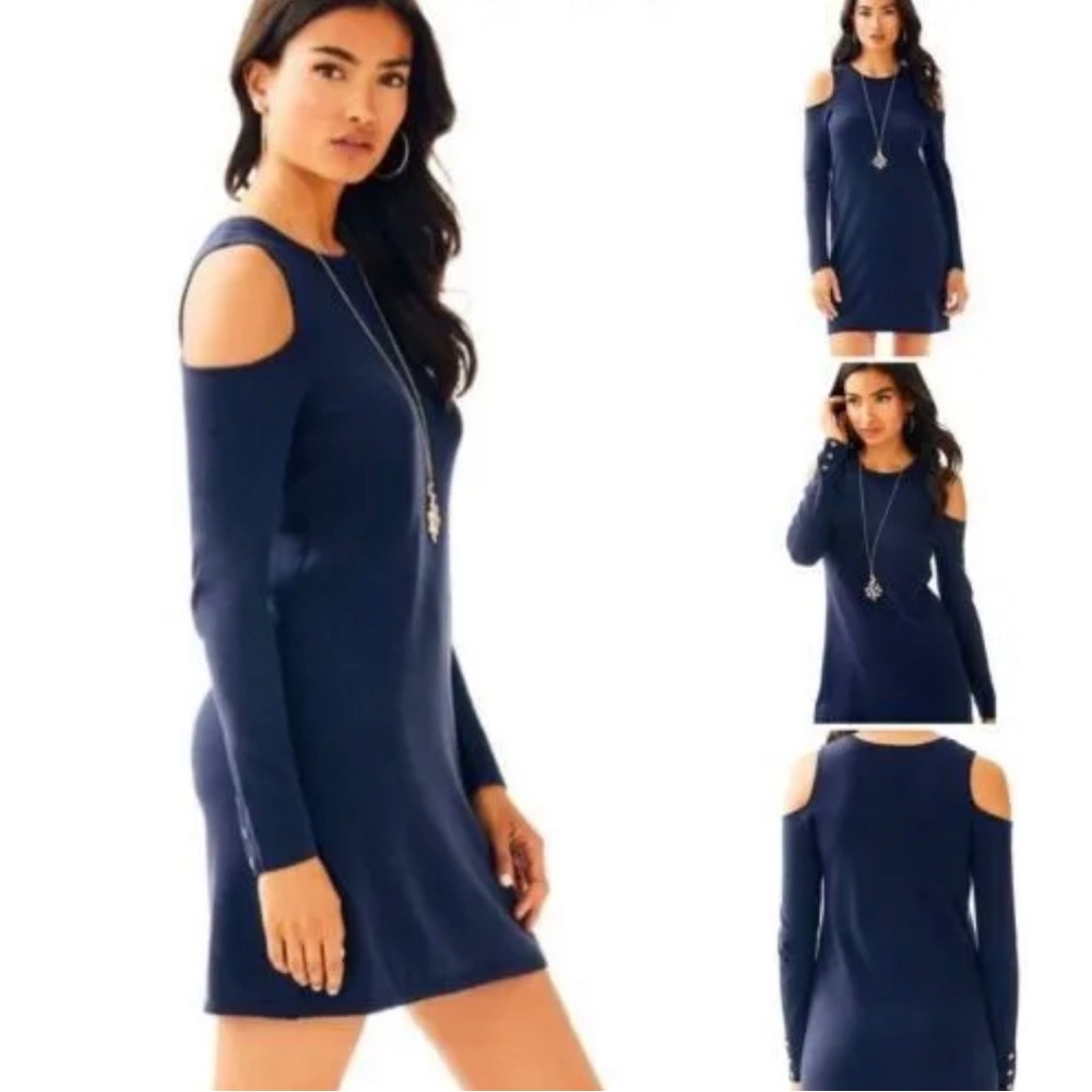 Lilly Pulitzer Faire Cold Shoulder Sweater Dress